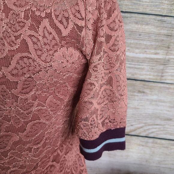 Jessica Simpson Women's Maternity Mauve Lace Top Size Small - Picture 5 of 7